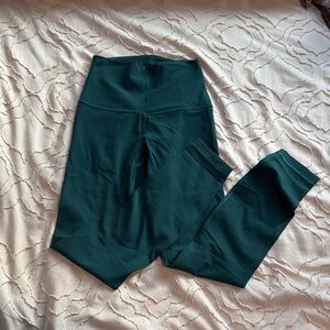 Storm Teal Align Leggings 23” - Size 2